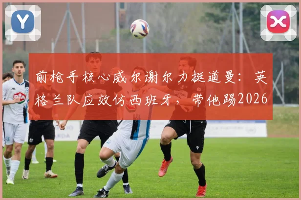 前枪手核心威尔谢尔力挺道曼：英格兰队应效仿西班牙，带他踢2026世界杯！